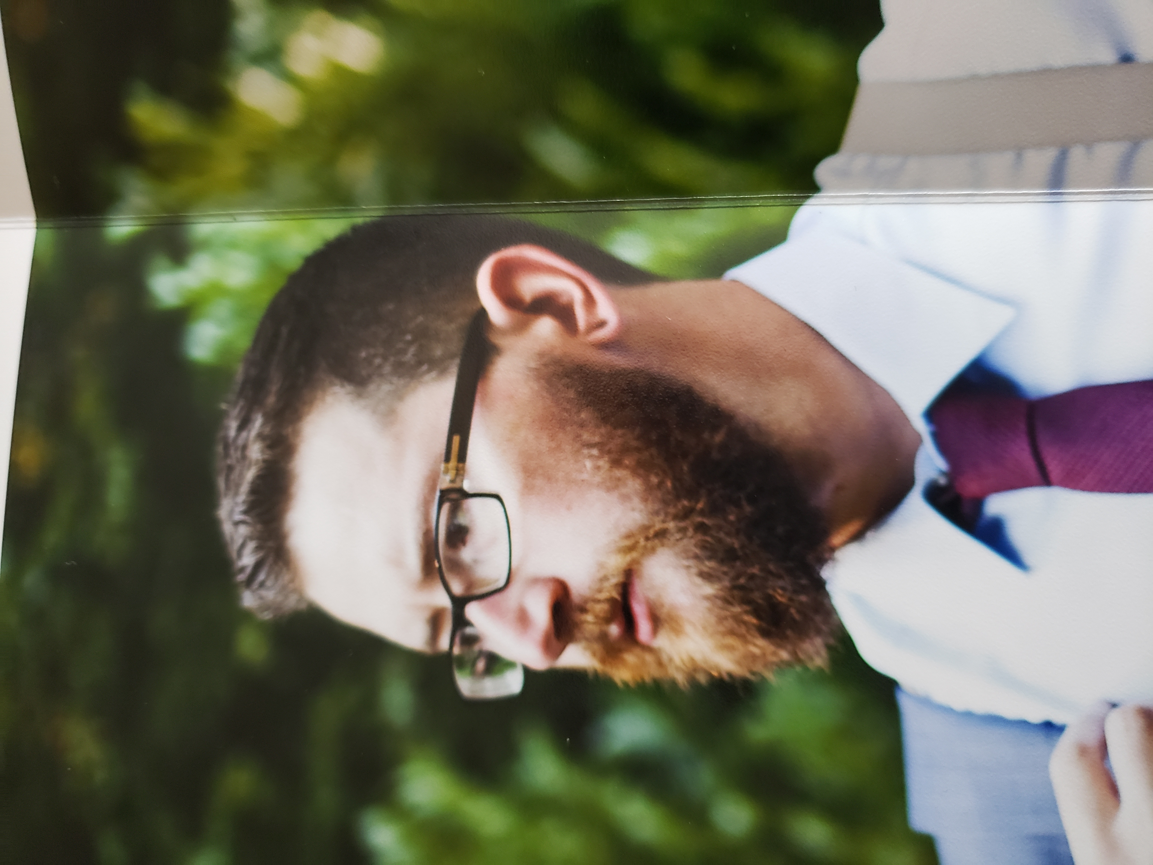 a handsome young man with a beard